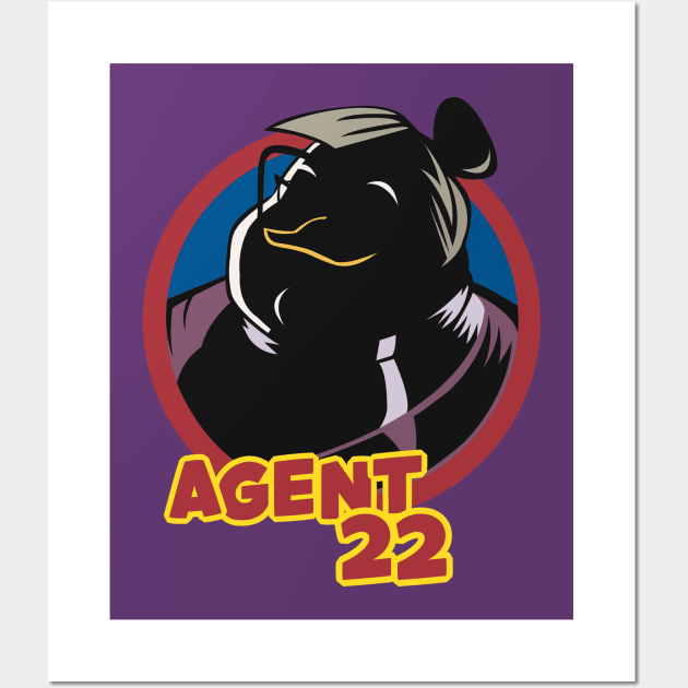 Agent 22 Wall Art by DeepDiveThreads